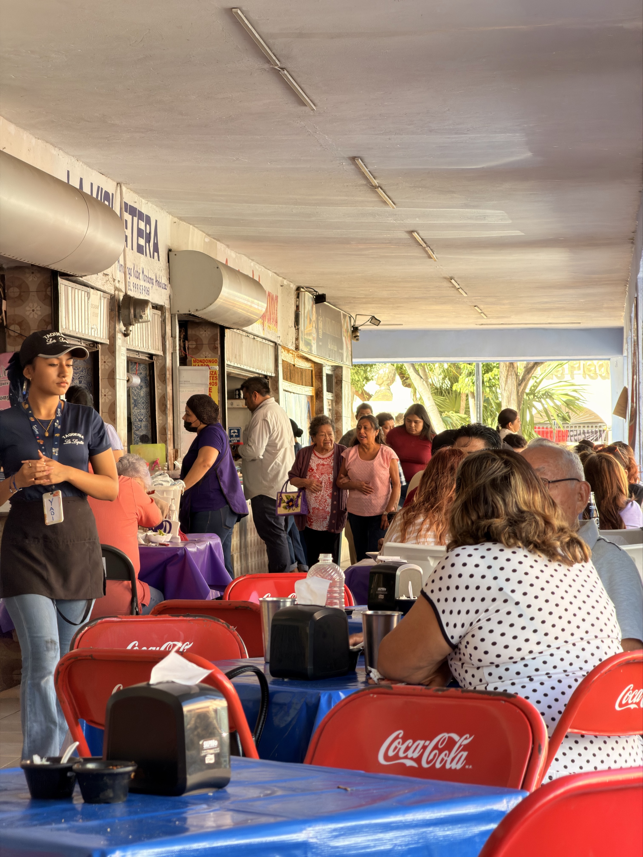 Dans le marché de Santiago à Mérida