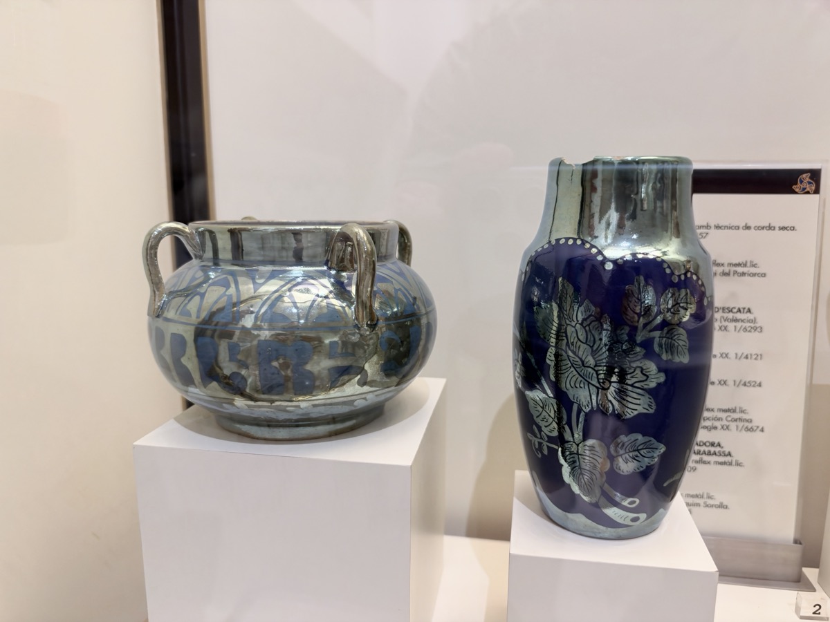 Vases en céramique de Manises