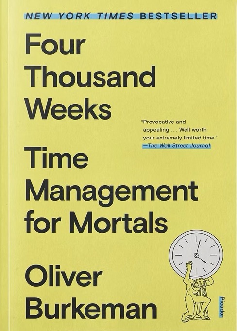 Couverture du livre four thousand weeks